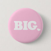 Retro Font Big Little Sorority Button (Voorkant)