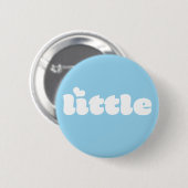 Retro Font Big Little Sorority Button (Voorkant /achterkant)