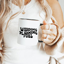 Retro Font Verloving Cadeaus Bruiloft Planning Fun
