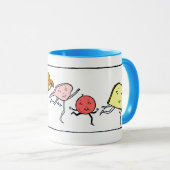 Retro Foods Cuisine Art Café Mug (Devant droit)