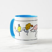 Retro Foods Cuisine Art Café Mug (Devant gauche)