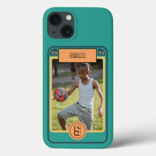 Retro Football Kaart geïnspireerd iPhone 13 Hoesje