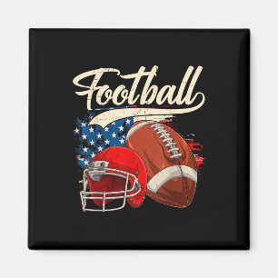 Retro Football Verenigde Staten Vlag Onafhankelijk Magneet