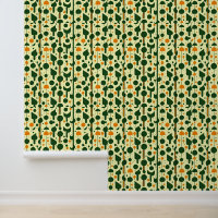Retro Forest Patroon: Mid-Century Modern Geometris