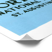  retro Fort Marion St. Augustinus Poster (Hoek)