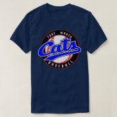 Retro Fort Worth Cats Baseball TShirt 1 (Design devant)