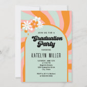 Retro foto Afstuderen uitnodiging (Achterkant)