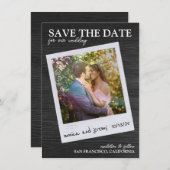 Retro foto save the date (Voorkant / Achterkant)