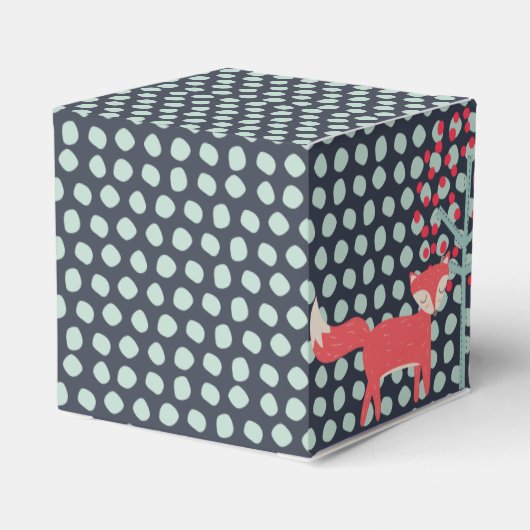 Retro Fox Bedankdoosjes (Achterkant)