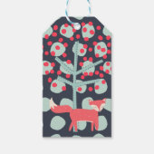 Retro Fox Cadeaulabel (Voorkant)