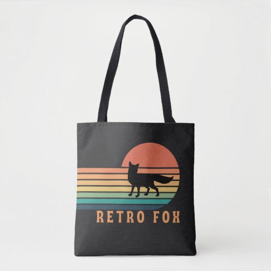 Retro Fox Draagtas (Voorkant)