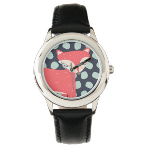 Retro Fox Horloge