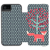 Retro Fox Incipio iPhone Portemonnee Hoesje (Agenda Open)