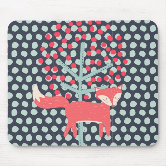 Retro Fox Muismat (Voorkant)