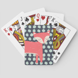 Retro Fox Speelkaarten