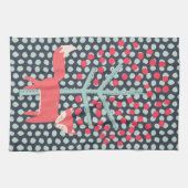 Retro Fox Theedoek (Horizontaal)