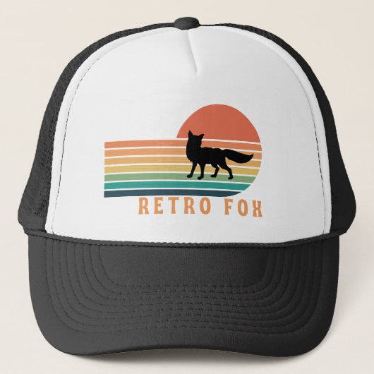 Retro Fox Trucker Pet (Voorkant)