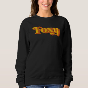 Retro Foxy Funny  70's Party Costume Mannen W Trui