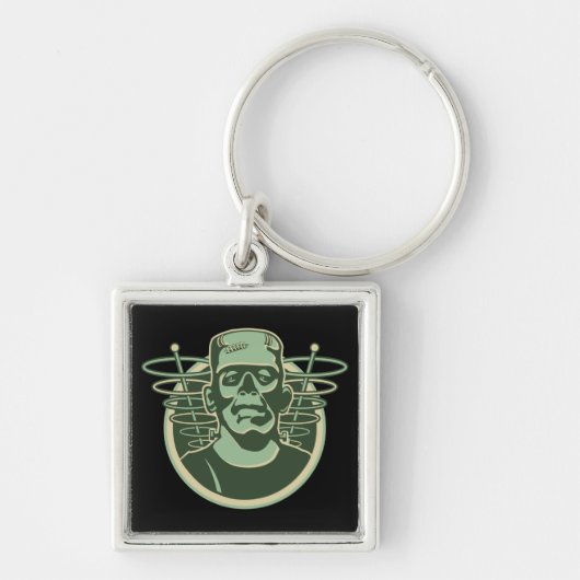 Retro Frankenstein Sleutelhanger (Voorkant)