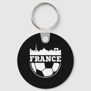 Retro Frankrijk Voetbalshirt Cadeau voor Spelers - Sleutelhanger