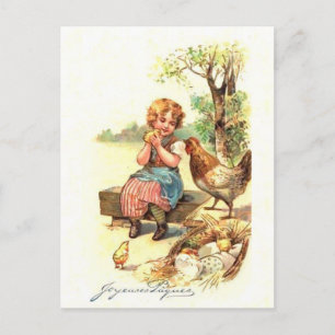  Retro Franse Paas Kaart