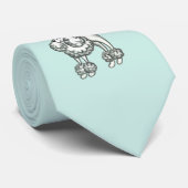 Retro Franse Poodle Das (Opgerold)