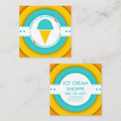 rétro FREE ICE CREAM CONE coupon (Devant / Derrière)
