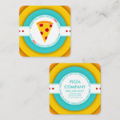retro FREE PIZZA SLICE coupon (Voorkant / Achterkant)