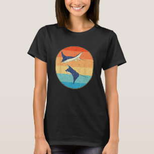 Retro Freediving Aquarium Dierenvriend Ocean Manta T-shirt