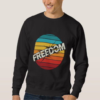 Retro Freedom Graphic T-Shirt – Vintage Typography