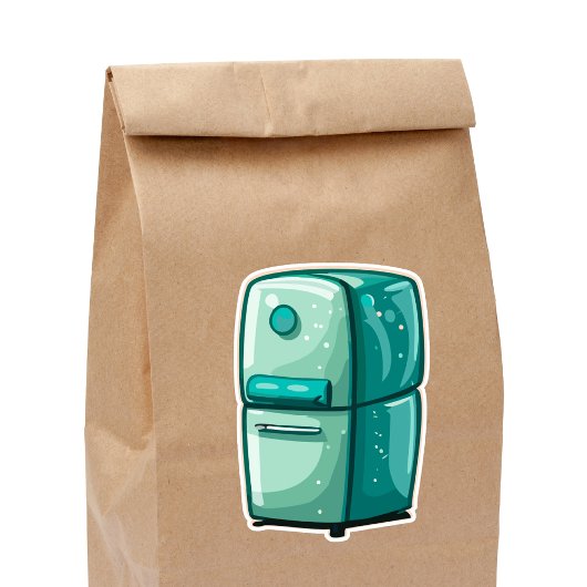 Retro Fridge Sticker