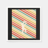 Retro Frisbee Disc Servet (Voorkant)