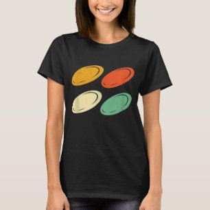 Retro Frisbee Disk Golf Disks Cool Frolfing T-shirt