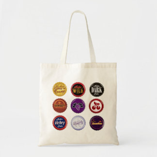 Retro frisdrankdop boodschappentas, vintage popart tote bag