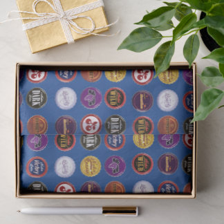Retro frisdrankdop tissuepapier, Cadeau voor vinta Tissuepapier