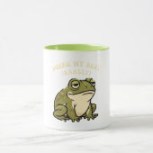 Retro Frog Bare Minimum Color Inside Mug (Centre)