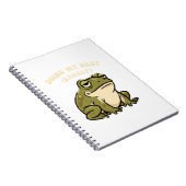 Retro Frog Bare Minimum Lined Notebook Notitieboek (Rechterzijde)