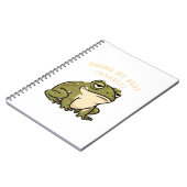Retro Frog Bare Minimum Lined Notebook Notitieboek (Linkerzijde)