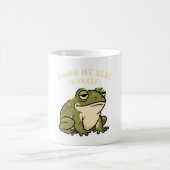 Retro Frog Minimal Effort White Mug (Centre)