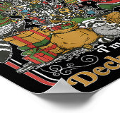 Retro From The Windows To The Walls Funny Raccoon Poster (Hoek)