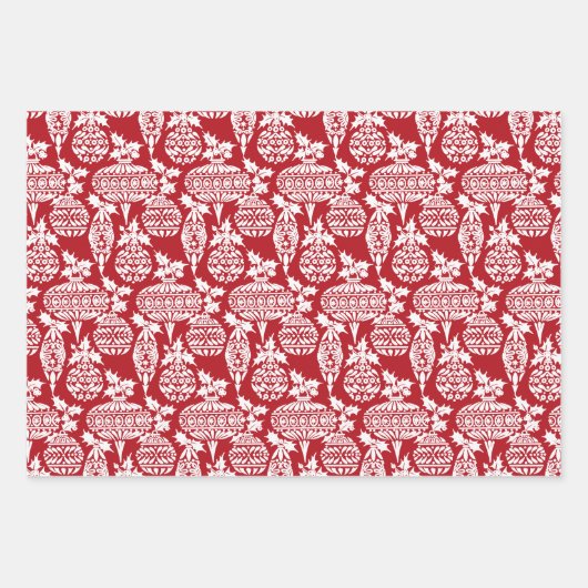 Retro  Frosty Snowmen Inpakpapier Vel (Voorkant 2)