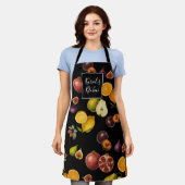 Retro Fruit Schort (Aanpasbaar) (Gedragen)