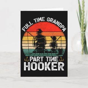 Retro fulltime opa parttime Vaderdag vis Kaart