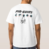 Retro Fun Bowling Shirt Penguins Pinguins Team (Achterkant)