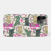Retro Fun Cat Design Case-Mate iPhone Case (Achterkant (horizontaal))