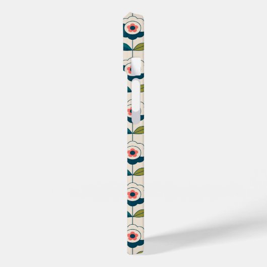 Retro Fun Garden Flower Pattern Case-Mate iPhone Case (Achterkant / Links)