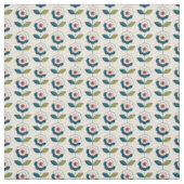 Retro Fun Garden Flower Pattern Stof (Swatch)