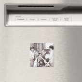 Retro Fun Hair Salon Magneet (Insitu (Vaatwasser))