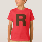 RETRO FUN MONOGRAM via Slipperywindow T-shirt (Voorkant)
