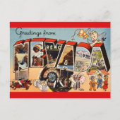 Retro Fun Nevada Groet Briefkaart (Voorkant)